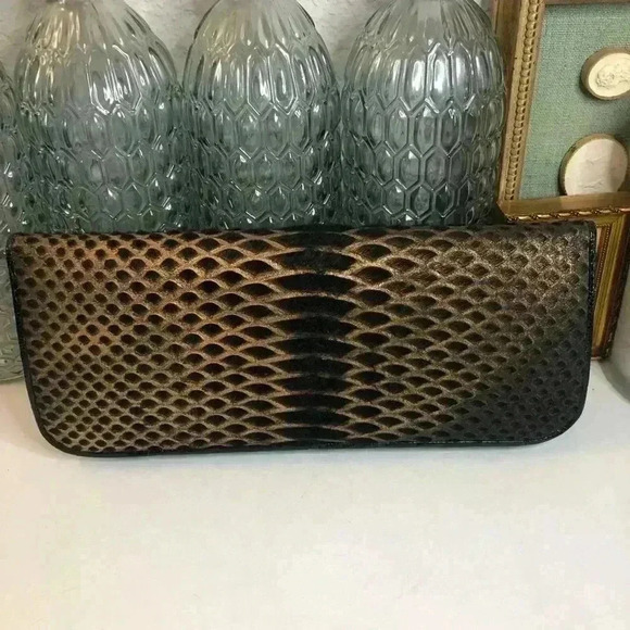 Kara Ross NY python clutch - Picture 15 of 15